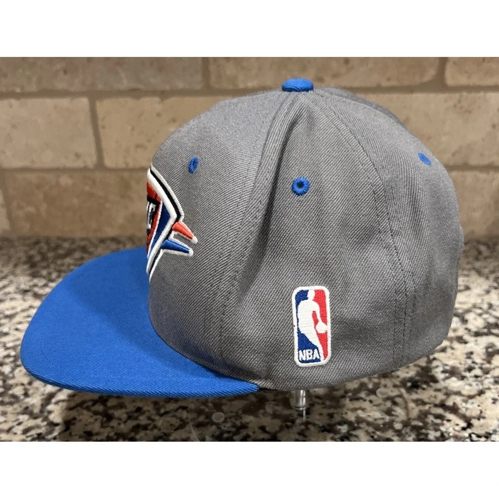 Mitchell & Ness Oklahoma City Thunder OKC Snapback Blue Gray NBA‎ Basketball Hat